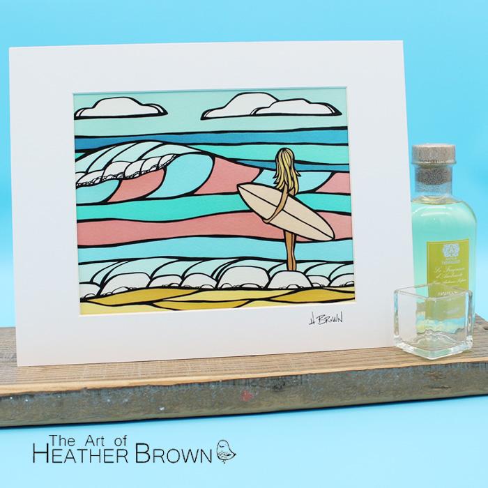 ヘザーブラウン アートプリント 絵画 HEATHER BROWN CANDY SURF