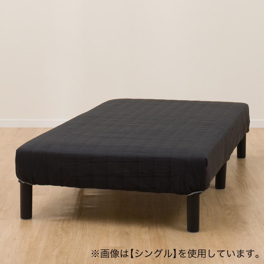 ニトリ（NITORI） セミダブル脚付きマットレス(フィル GM601 BK