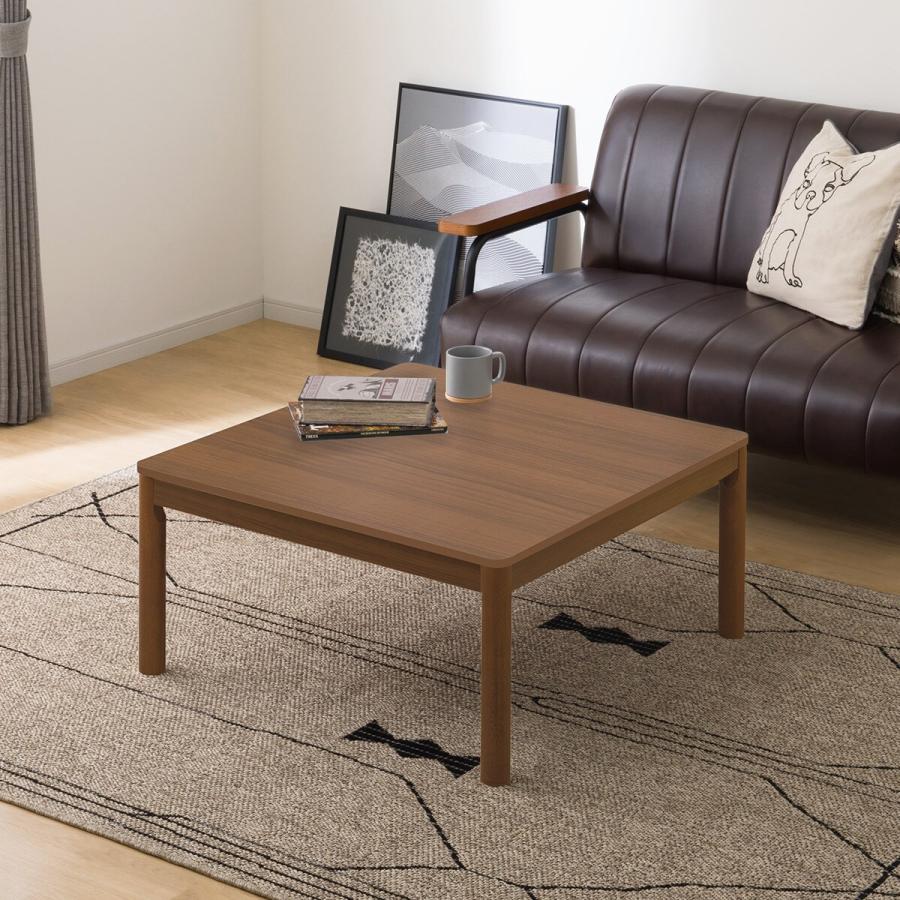 ニトリ（NITORI） 正方形リビングこたつ(GC03 8080 MBR) : ニトリ