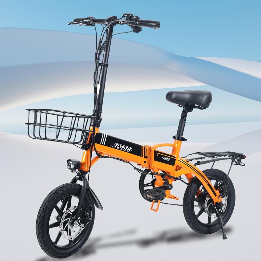 2025年最新モデル 14インチ 免許不要 カゴ付き 型式認定済み 自転車