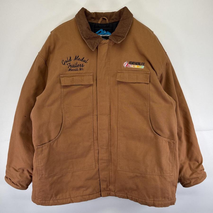 古着 Tri Mountain ワークジャケット ダック フルジップ 大きいサイズ