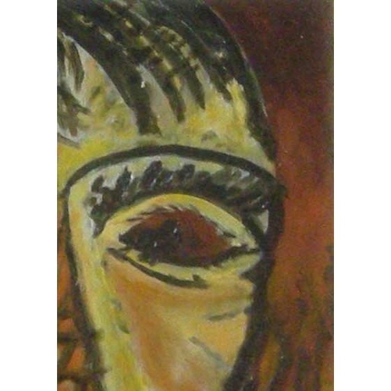 絵画 インテリア 玄関 アート 油絵模写 ピカソの「男性の頭部」 : 西田