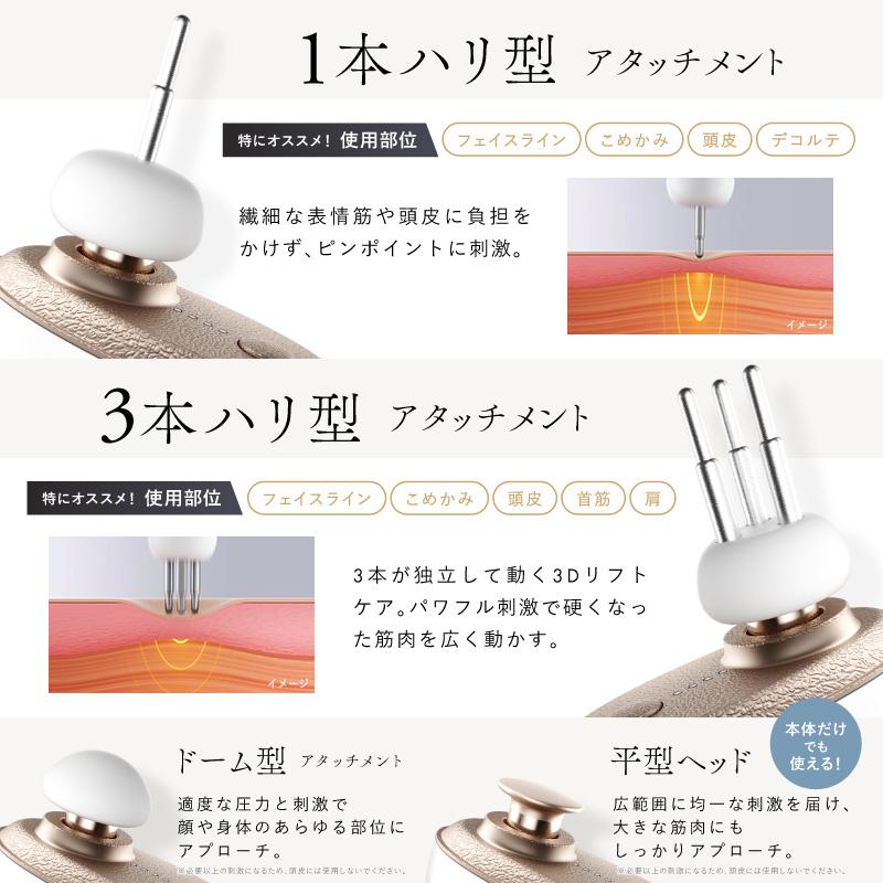 NIPLUX リフトケア特化のマッサージガン BEGUN ビガン 美顔器 フェイス