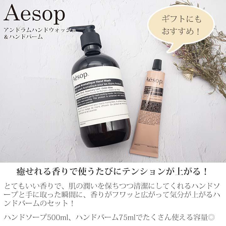 Aesop（イソップ） 紙袋付 ギフト ハンドソープ ハンドクリーム 正規品