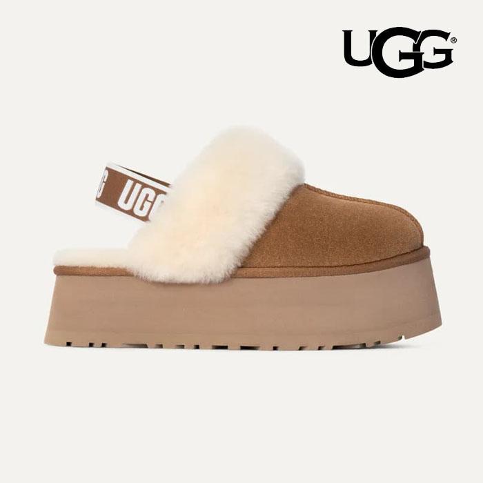 UGG（アグ） 毎日発送 レディース ファンケット ファー サンダル 厚底