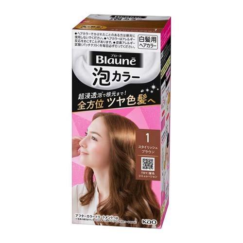 ブローネ 泡カラー 1 スタイリッシュブラウン ( 1セット )/ 白髪染め