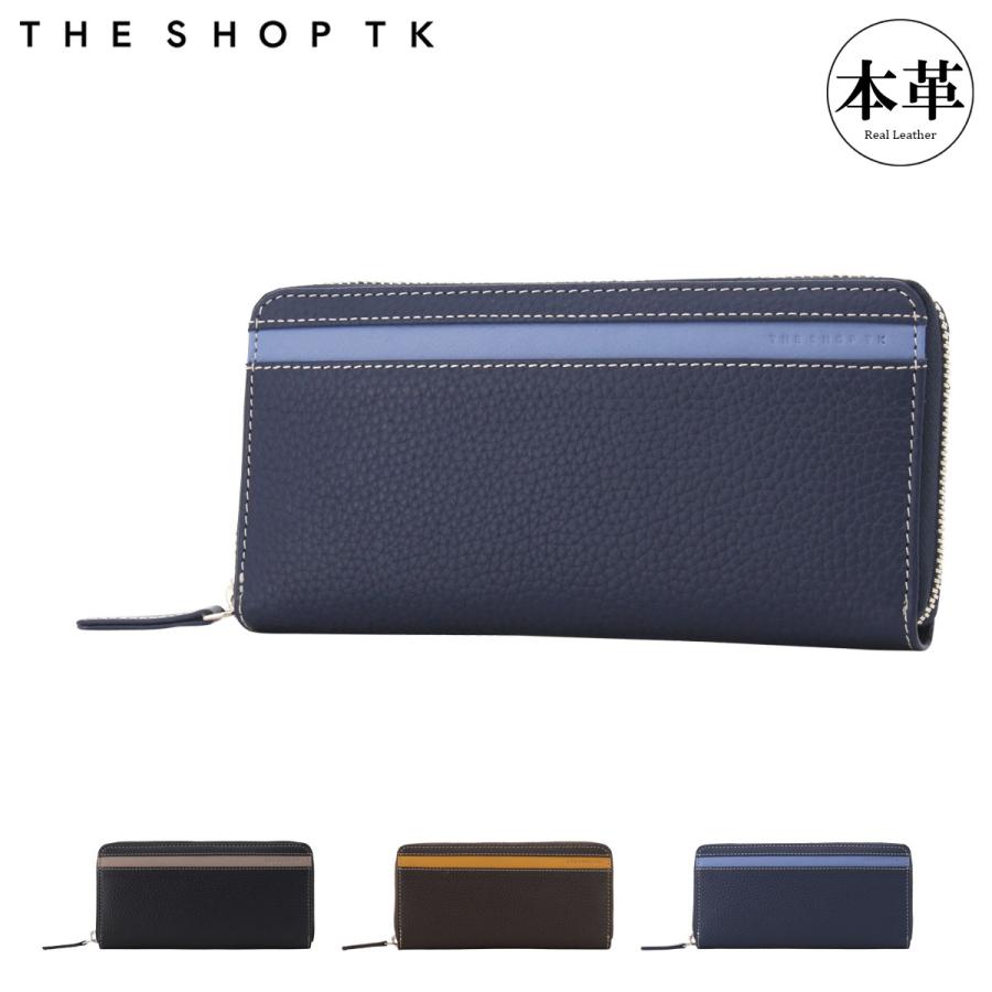THE SHOP TK ザ・ショップ・ティーケー 長財布 ラウンドファスナー