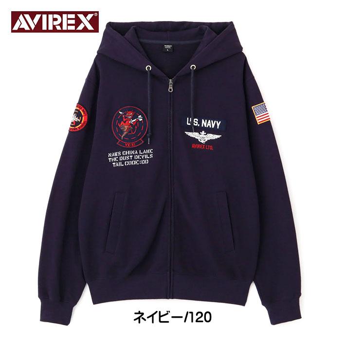 AVIREX（アヴィレックス） アビレックス ジップパーカー DUST DEVILS