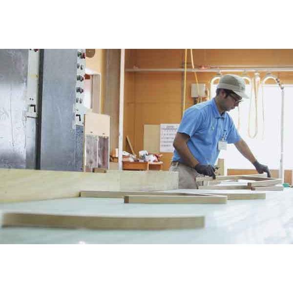 天童木工 曲げ木モダン座卓テーブル 乾 三郎 ケヤキ天然杢（濃いケヤキ