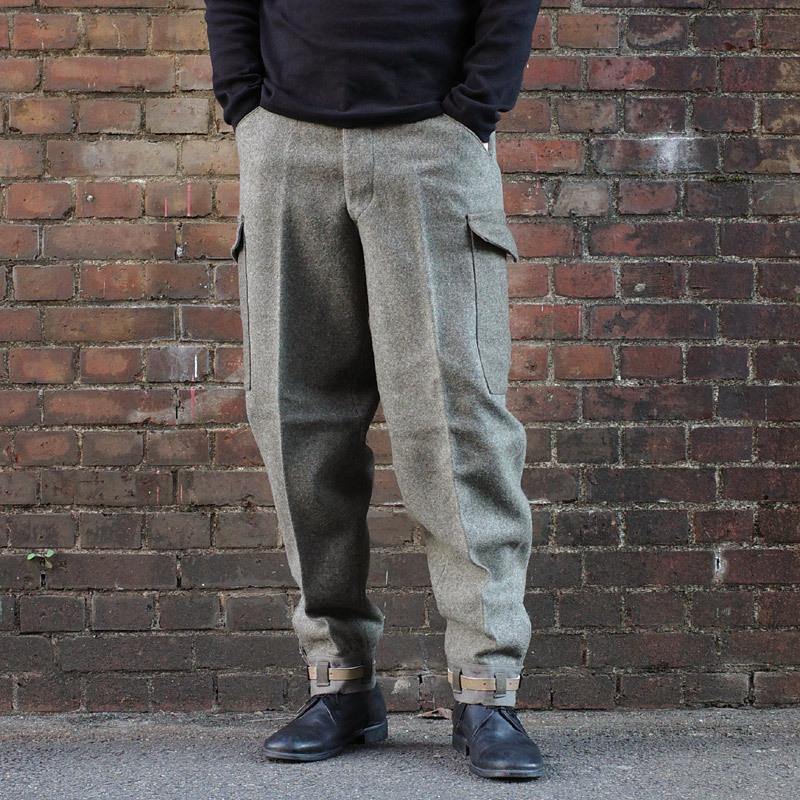 スウェーデン軍 M39 ウールパンツ グレー デッドストック PP002NN SWD