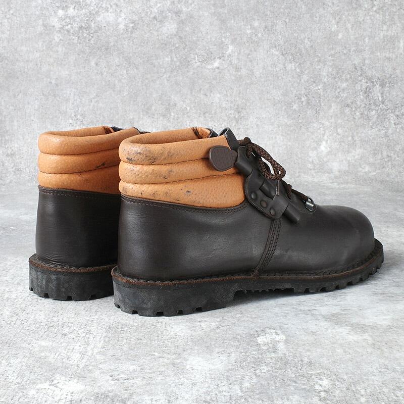 イタリア軍 EI レザー マウンテンブーツ クイックリリース ダーク