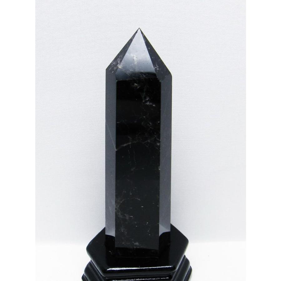モリオン 純天然 黒水晶 六角柱 t43-8936 : 誠安天然石専門店 - 通販
