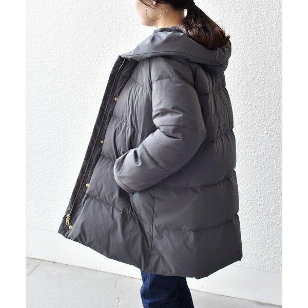 SHIPS（シップス） *〈手洗い可能〉ショールカラー ミディ ダウン