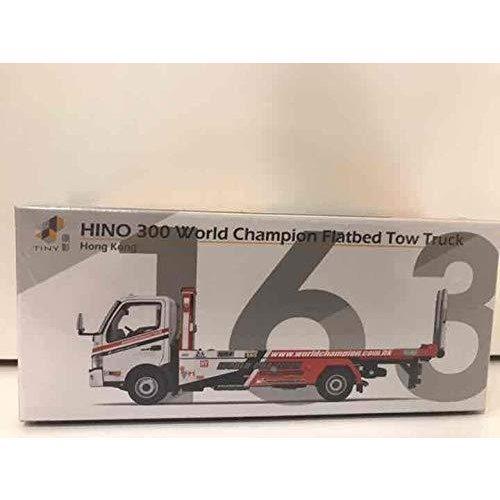 タイニーTINY 日野300 積載車 キャリアカー フラットベッド 1/64