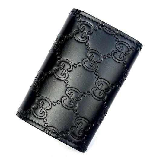 GUCCI（グッチ） 最新作! GUCCI 6連 キーケース グッチシマ ブラック