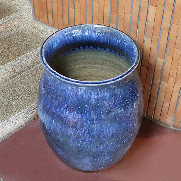 大壺 傘立て 花入れ 陶器 大型 おしゃれ 信楽焼 傘入れ 花瓶 玄関 新築