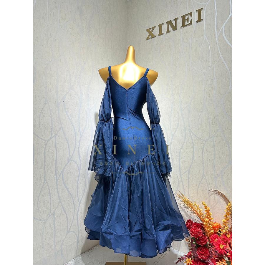 受注後生産 社交ダンスドレス ラテンドレス モダンドレス ロング