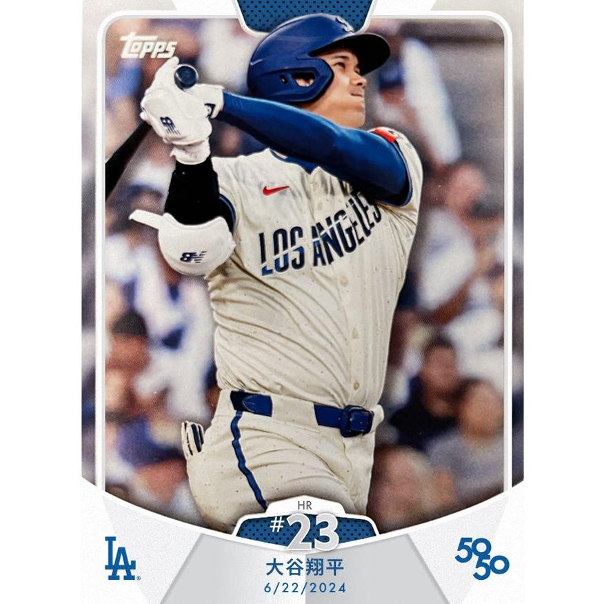 Topps 2024 Topps 50/50: Shohei Ohtani 大谷翔平 10パック入り 未開封