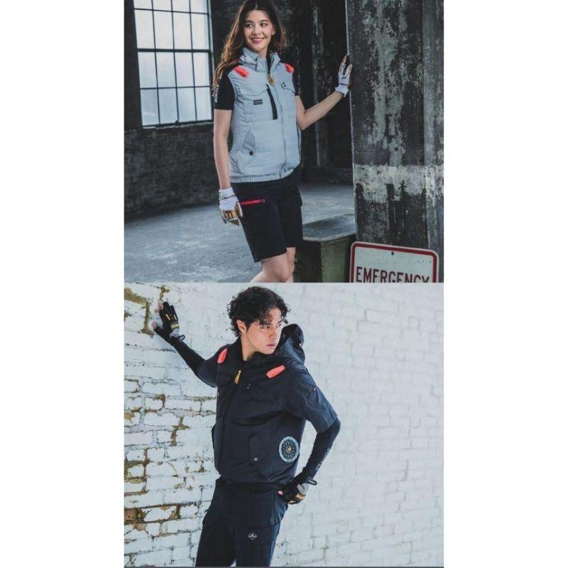 BURTLE(バートル) AC1154 エアークラフト ベスト サイドファン ミルス