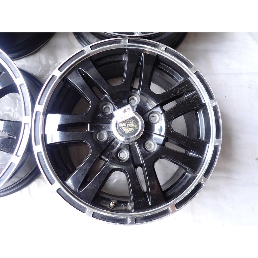 4本SET 会社宛 送料無料 16×6.5J MAD CROSS XD-7 アルミホイール 6穴