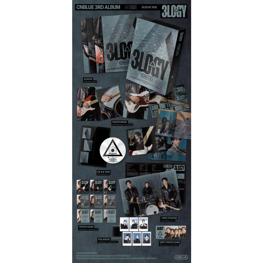 CD】【和訳選択】CNBLUE - 3TH FULL ALBUM [3LOGY] (SLEEVE VER.) シー