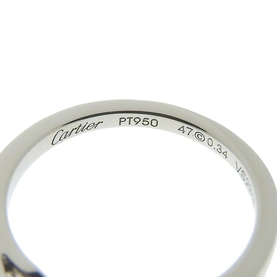 Cartier（カルティエ） バレリーナ リング 指輪 Pt950 メレ