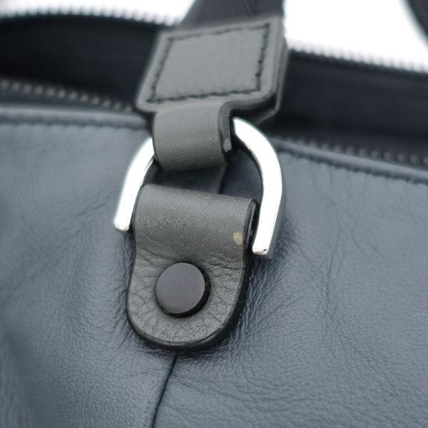 DIESEL（ディーゼル） 2WAY ミニボストン ハンドバッグ レザー グレー