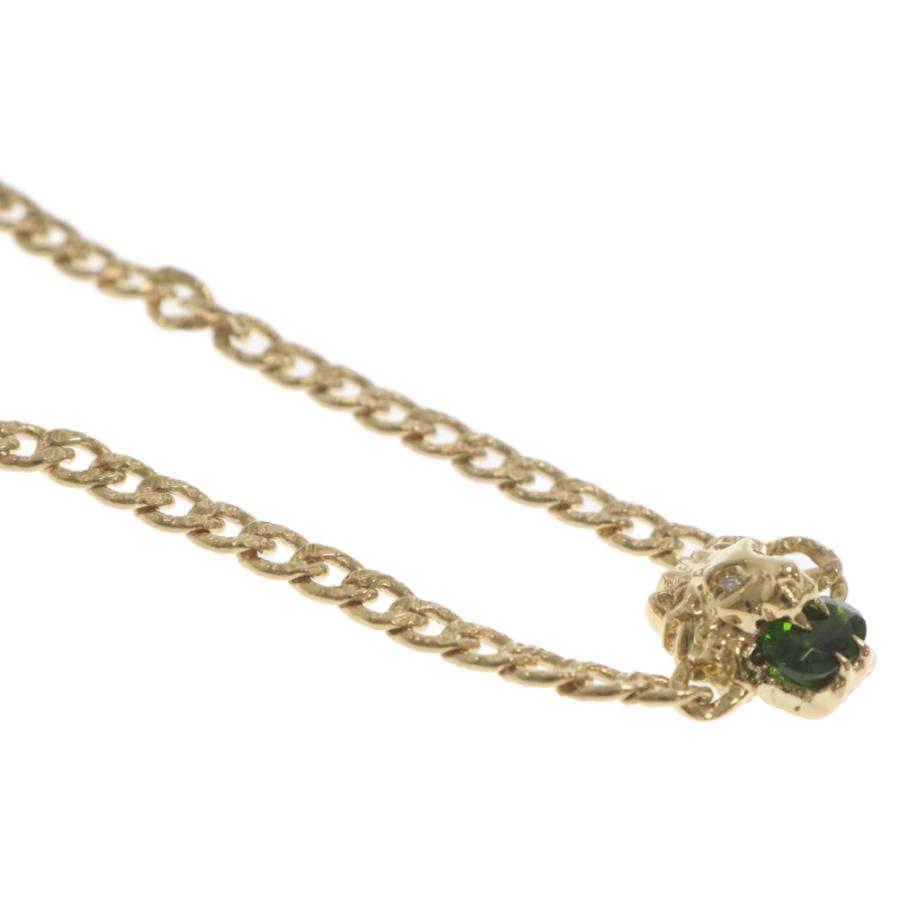 GUCCI（グッチ） K18YG Lion Head Bracelet with Chrome Diopside