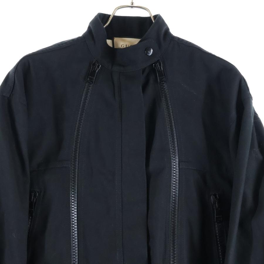 GUCCI（グッチ） 22SS フロント ダブルジップ デザイン スタンドカラー