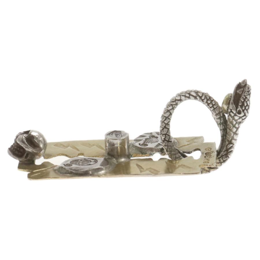 STOP LIGHT（ストップライト） K18 カミソリトップ スカル&スネーク