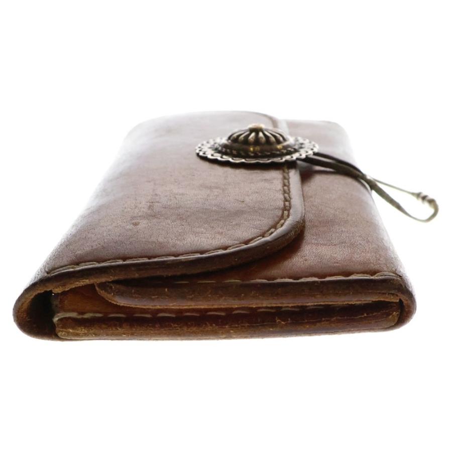 goro's（ゴローズ） オールド K18 フラワーコンチョ付き 2つ折り財布