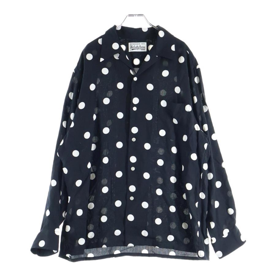 WACKO MARIA（ワコマリア） 20SS DOTS HAWAIIAN SHIRT L/S ドット柄 胸