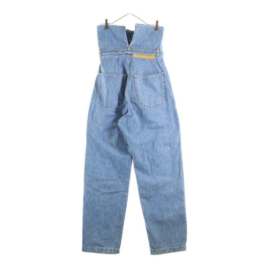 LOEWE（ロエベ） ハイウエスト ベルテッド ワイド デニムパンツ