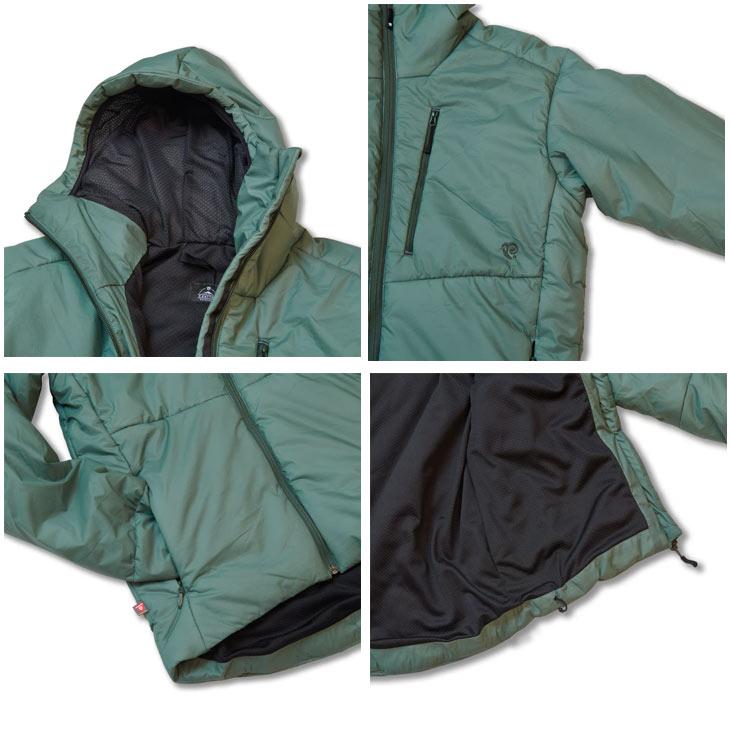 P.RHYTHM プリズム INSULATION HOOD ZIP JACKET インサレーション