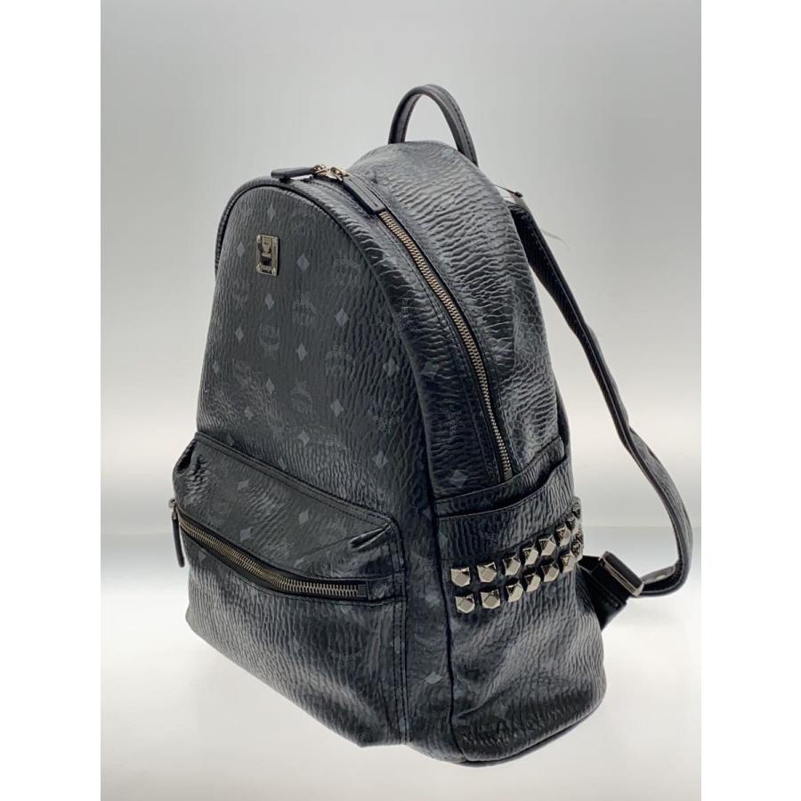 MCM◇リュック/レザー/BLK/総柄/K5898// : セカンドストリートYahoo!店