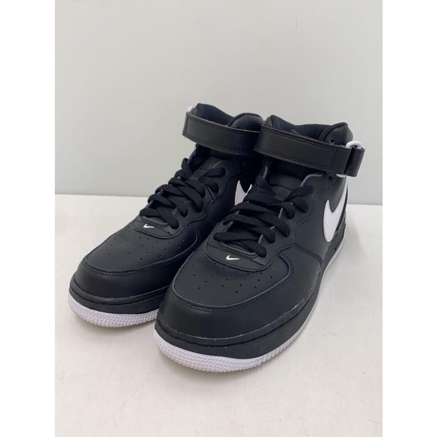 NIKE◇AIR FORCE 1 MID 07_エアフォース ミッド 07/27.5cm/ブラック