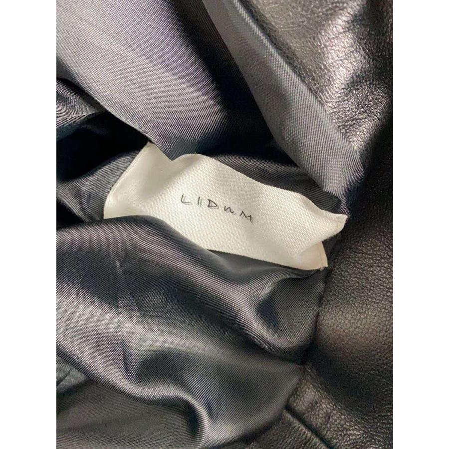 LIDNM◇17SS/SINGLE RIDERS JACKET/シングルライダースジャケット/M/羊