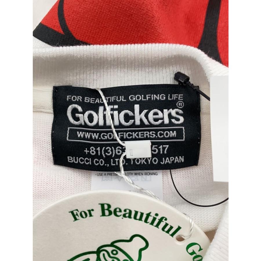 Golfickers◇ゴルフィッカーズ/Tシャツ/M/コットン/ホワイト/無地