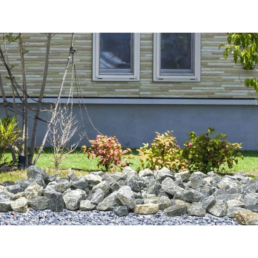 庭石 ロックガーデン 石 大 割栗石 グレー ミックス 自然石 クラッシュ