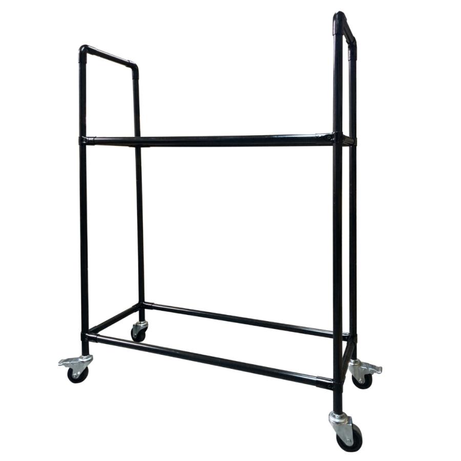 タイヤラック ワイドタイプ キャスター付き 普通車用 8本 サイズ1250