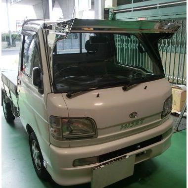 ダイハツ ハイゼット200系 フロントバイザー D-500 ウロコ