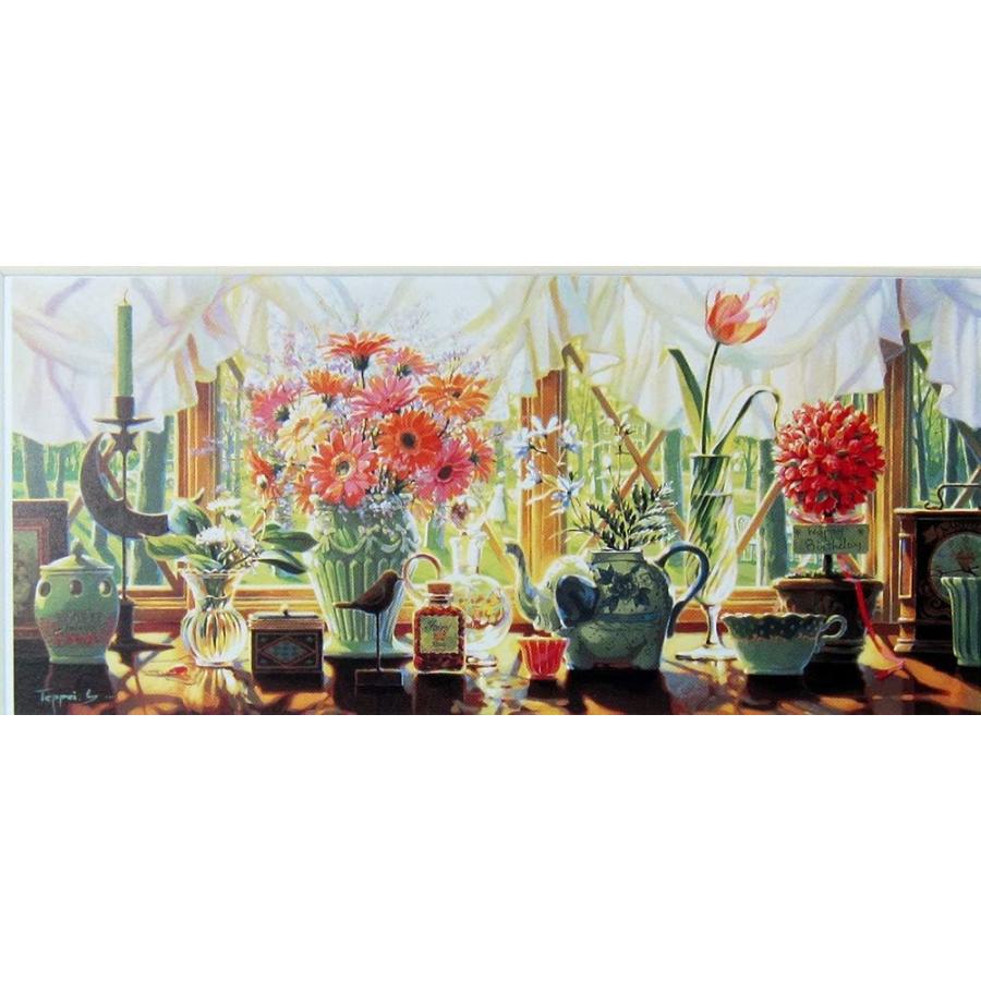 新品 笹倉鉄平 軽井沢の窓辺 軽井沢 風景 風景画 現代アート 額装付き