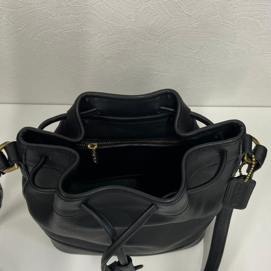 COACH（コーチ） 【返品OK】美品 オールドコーチ レザー 巾着