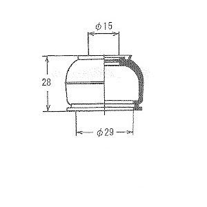 ホンダ（HONDA） ロアアームブーツ2個セット（1170）アクティ