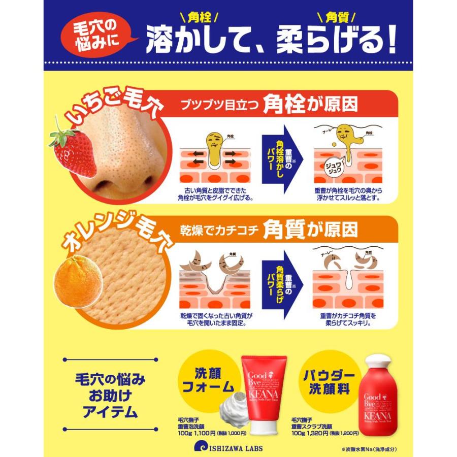 毛穴撫子 石澤 重曹スクラブ洗顔100G : サンドラッグe-shop - 通販