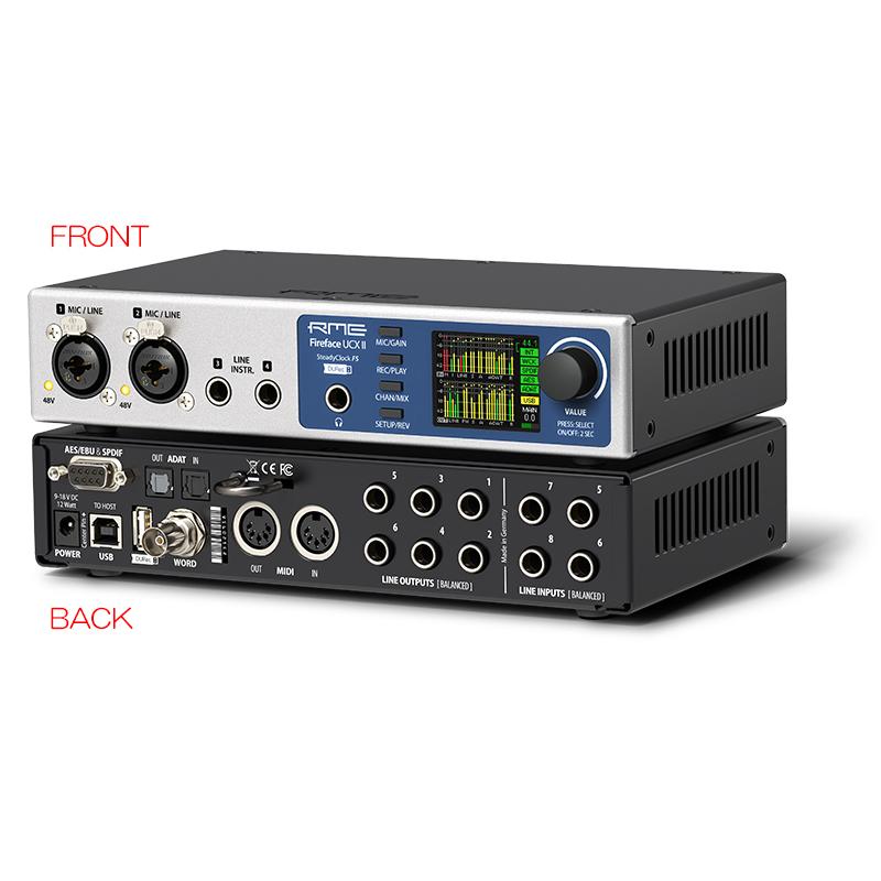 RME FIREFACE UCX II 【ユーザー登録で3年保証】安心の日本正規品