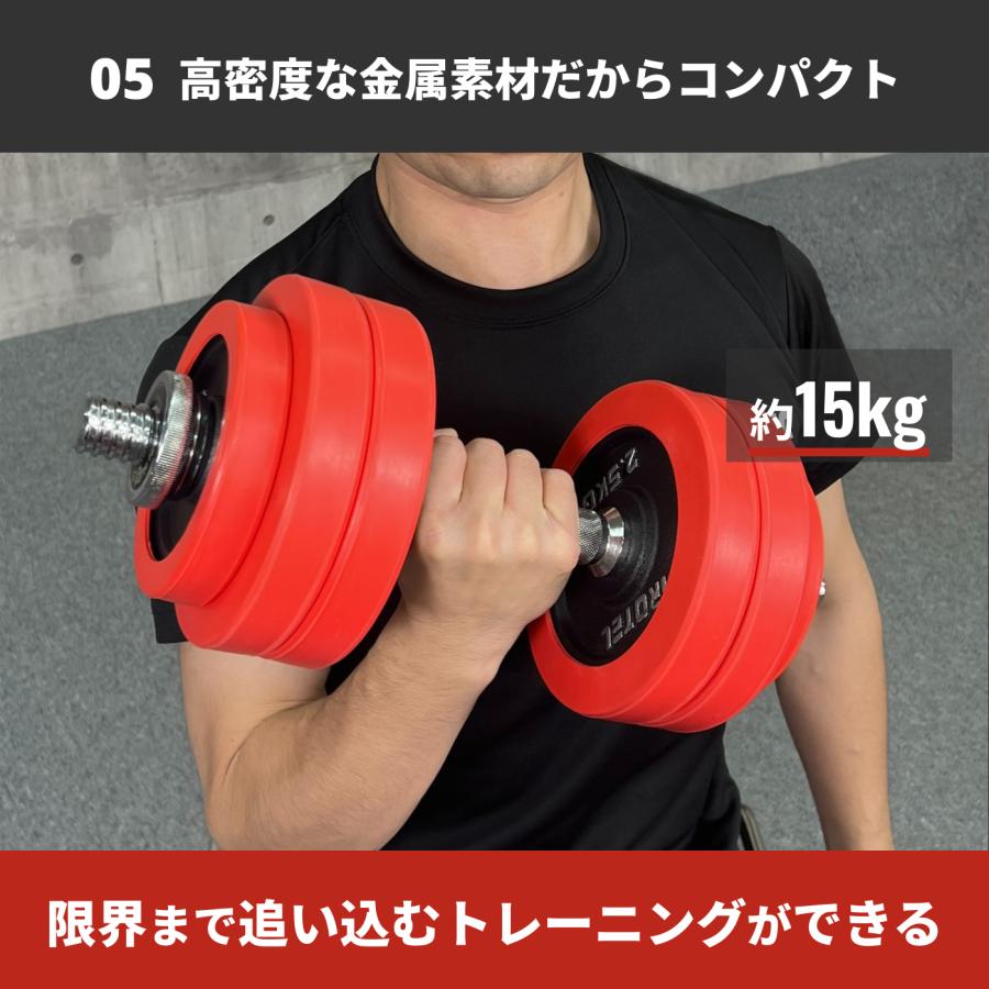 IROTEC（アイロテック） ダンベル ラバー ダンベル30kgセット / 筋トレ