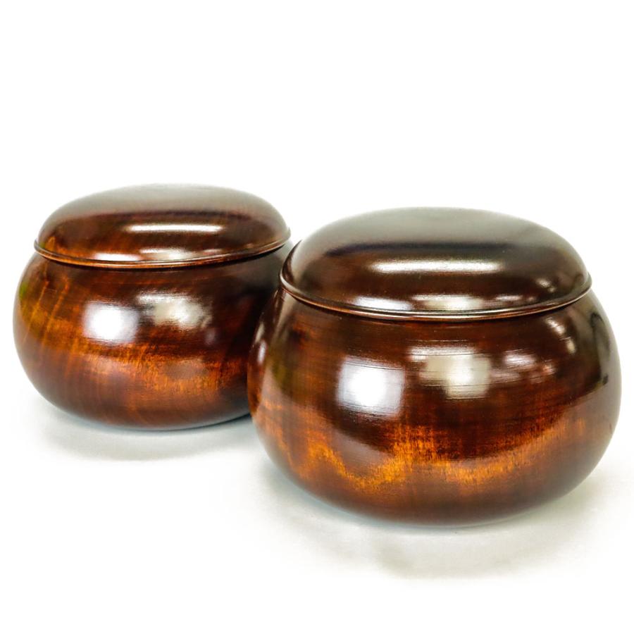 囲碁 木製碁笥 栃 本漆仕上げ 超特大 蛤碁石40号まで収納可能 ※本漆で