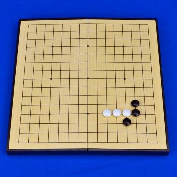 マグネット囲碁セット MG15(15路盤※連珠・五目並べ・詰碁用) 囲碁盤
