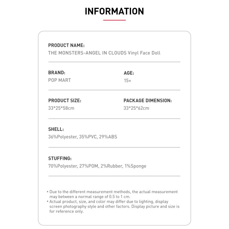 POP MART（ポップマート） POP MART THE MONSTERS ANGEL IN CLOUDS